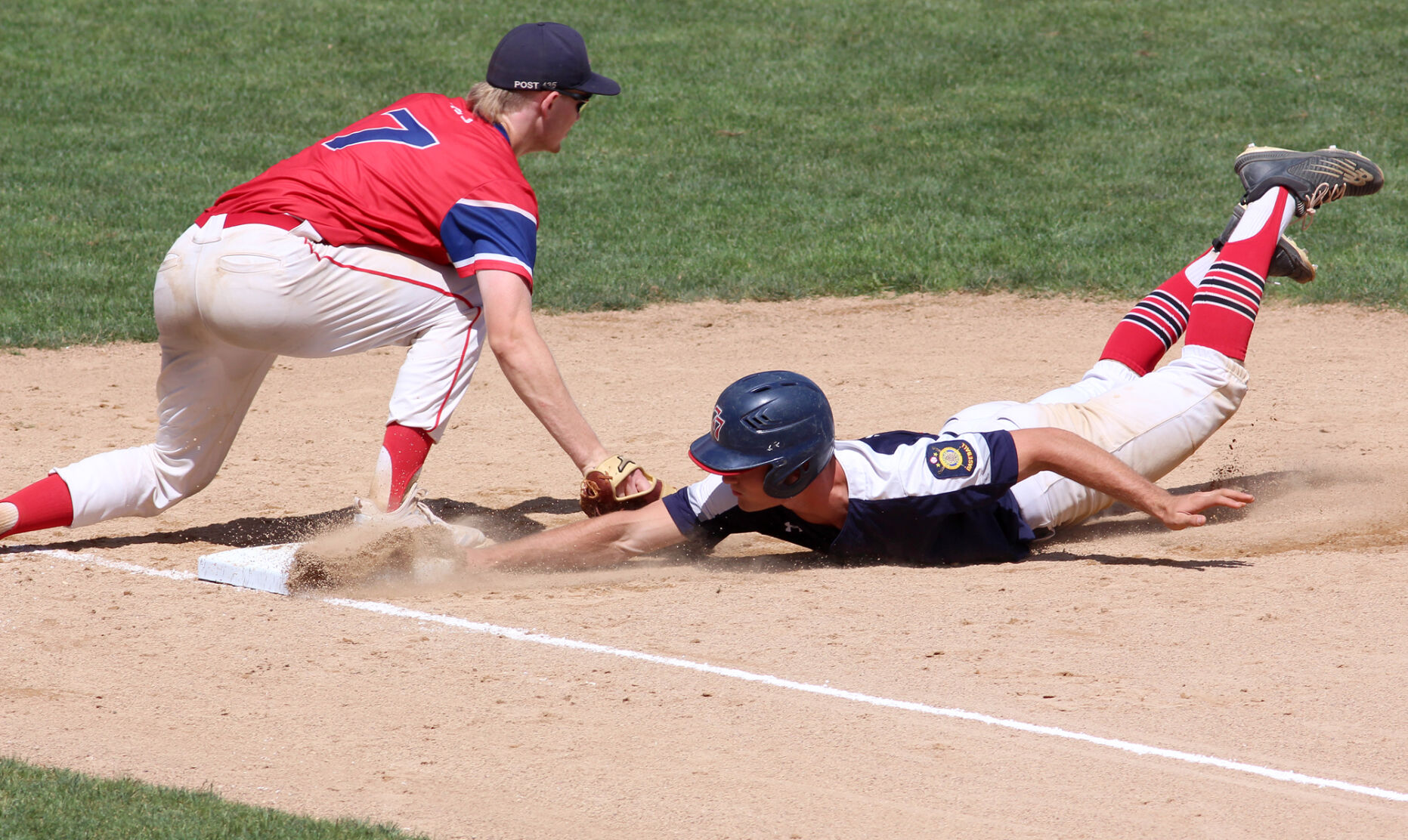 Chippewa Falls Post 77 senior legion baseball vs Superior Post 435 7-21-22